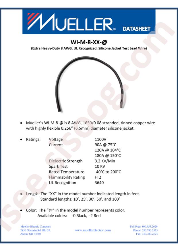 Mueller Electric WI-M-8-50-0