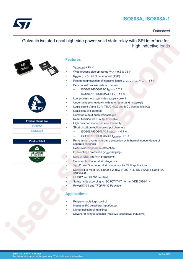 ST ISO808AQTR