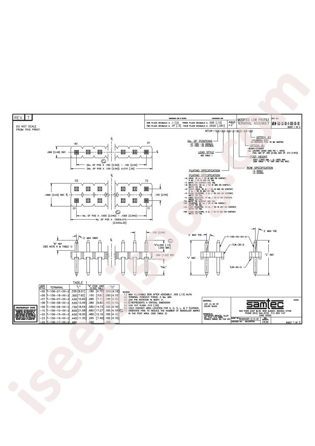 Samtec MTLW-113-07-H-S-320