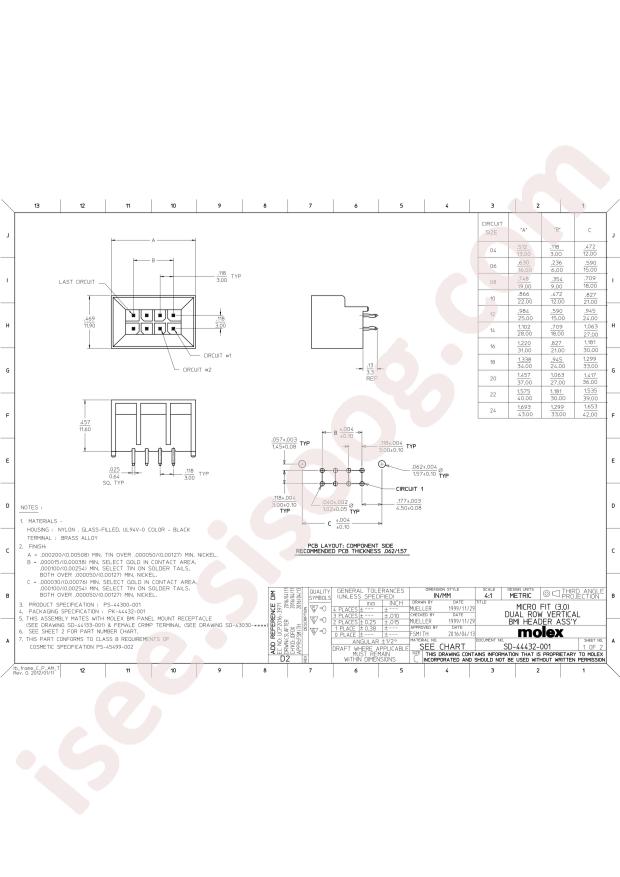 MOLEX 0444321601