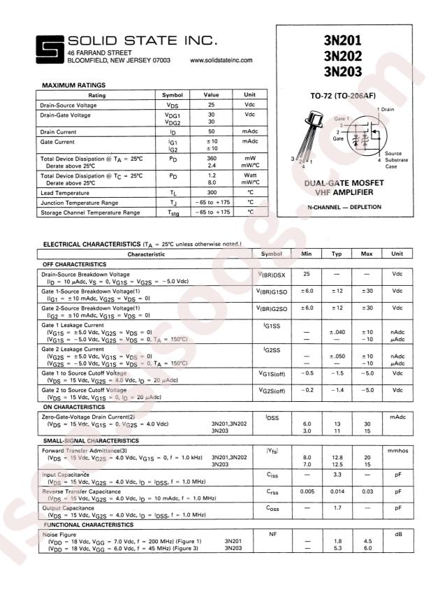 Solid State System 3N203