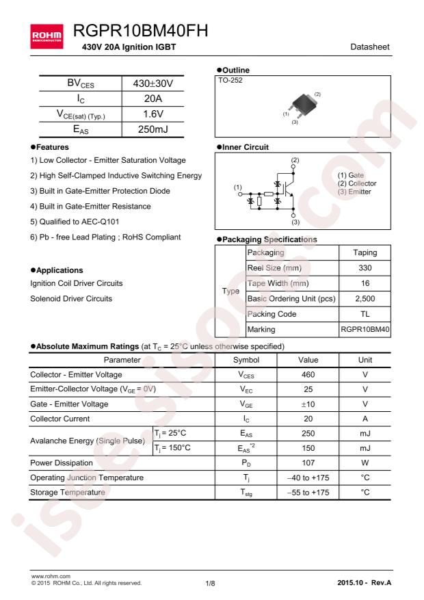 ROHM RGPR10BM40FHTL