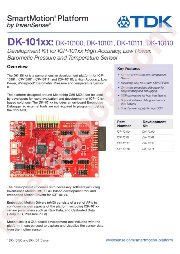 TDK InvenSense DK-10101