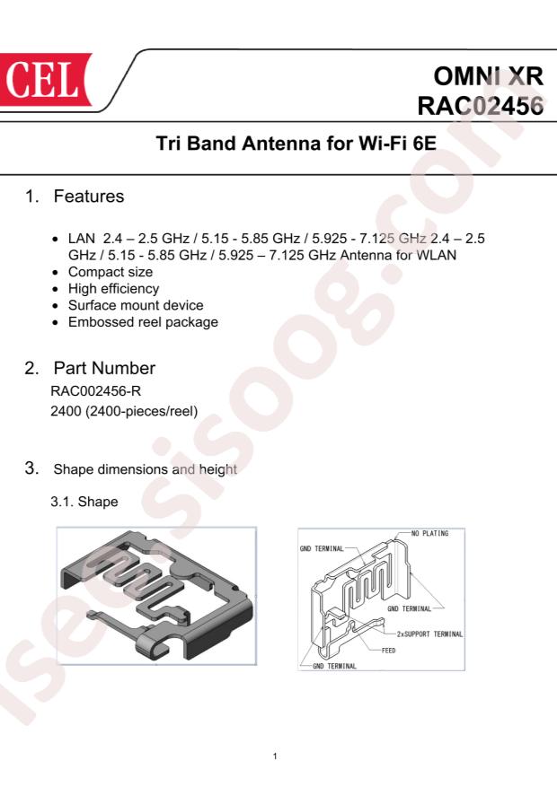 California Eastern Laboratories RAC02456-B