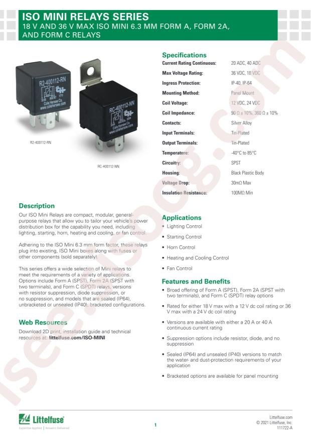 Littelfuse RC-200124-RN