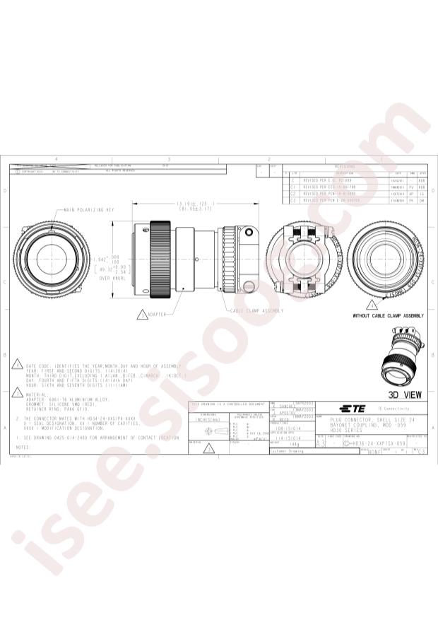TE Connectivity HD36-24-23PT-059