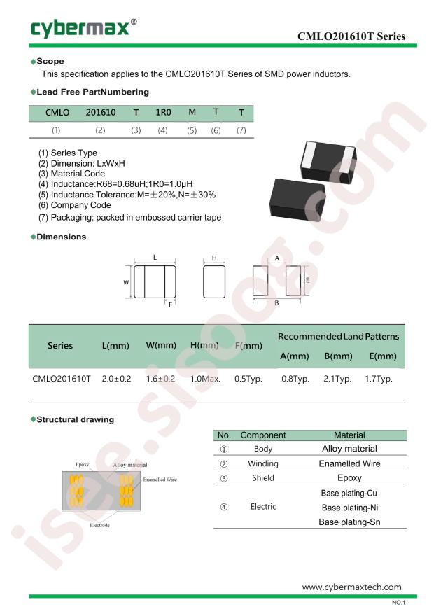 Cybermax CMLO201610TR33MTT