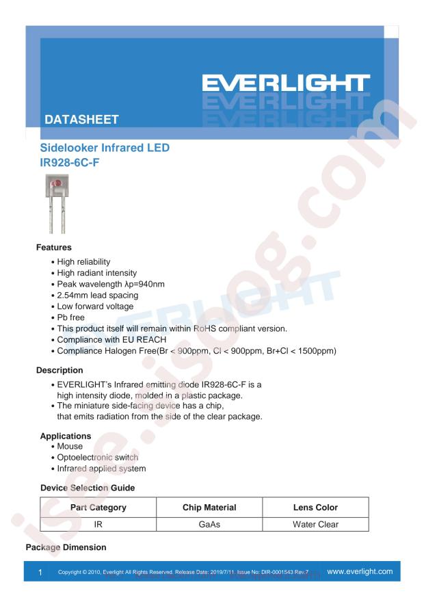 EVERLIGHT IR928-6C-F