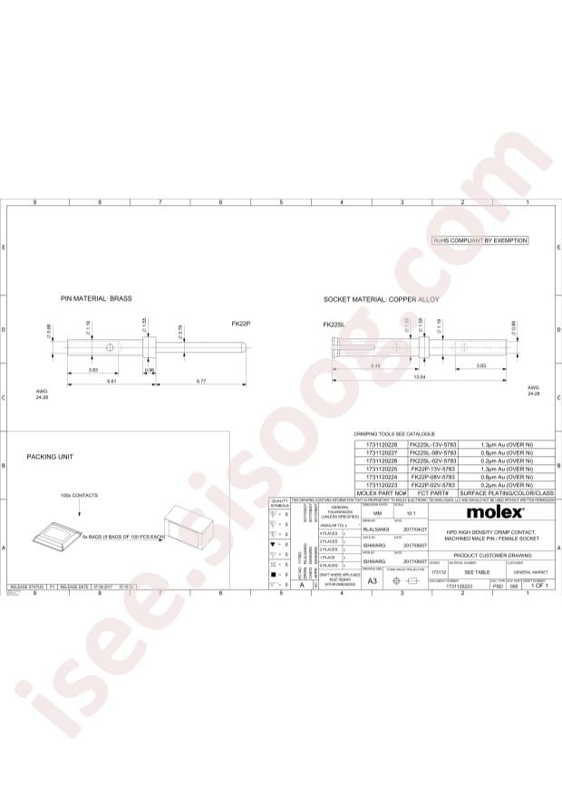 MOLEX 1731120225