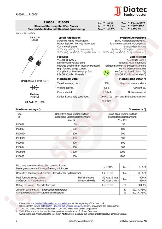 DIOTEC P1000B-CT