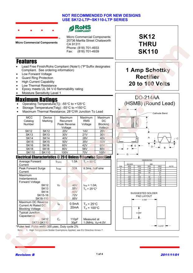 MCC SK16-TP