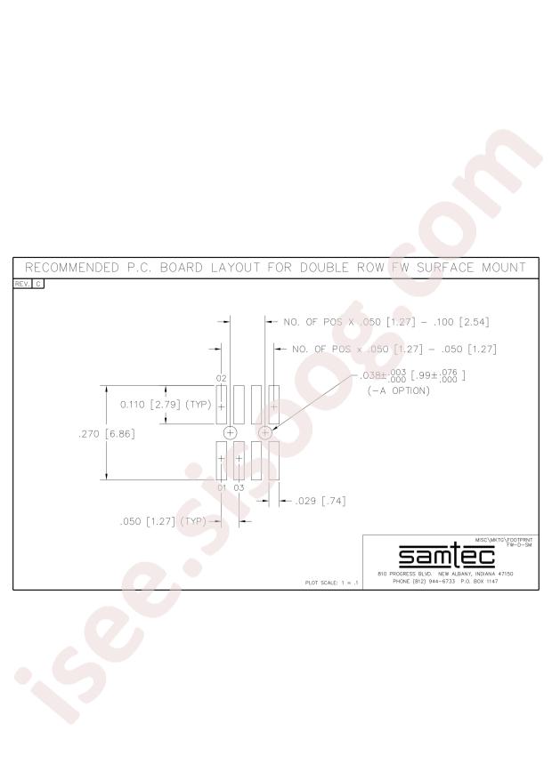 Samtec FW-07-03-L-D-200-120