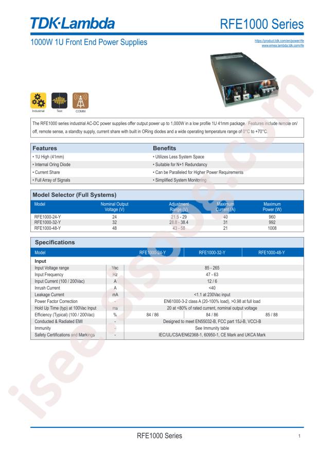 TDK RFE1000-48-Y