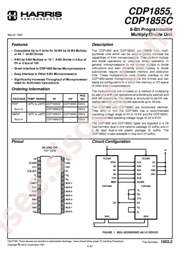 TI CDP1855CDX