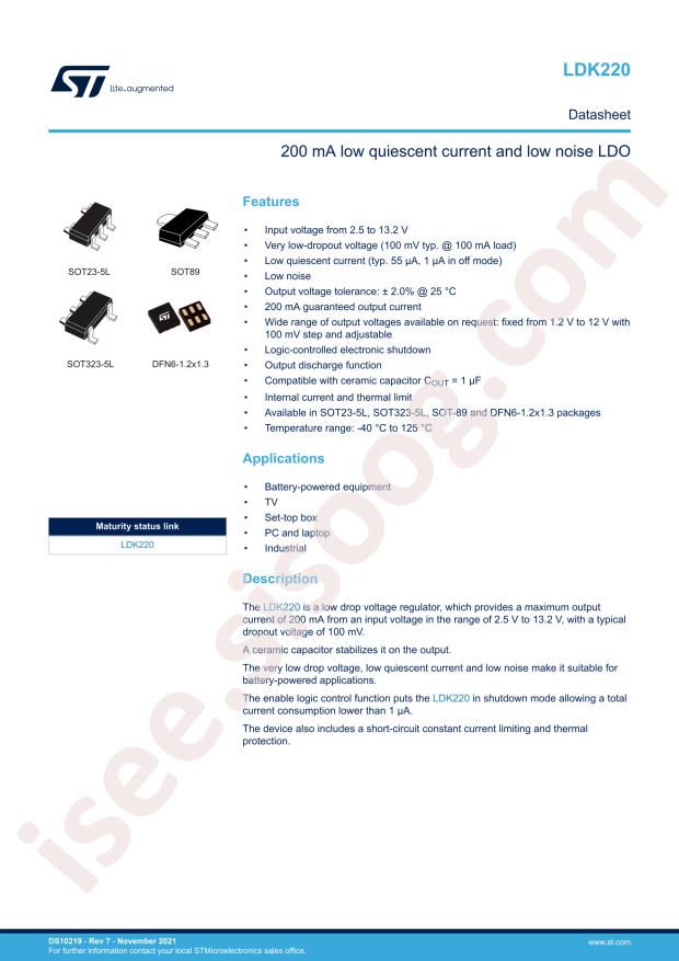 ST LDK220C27R