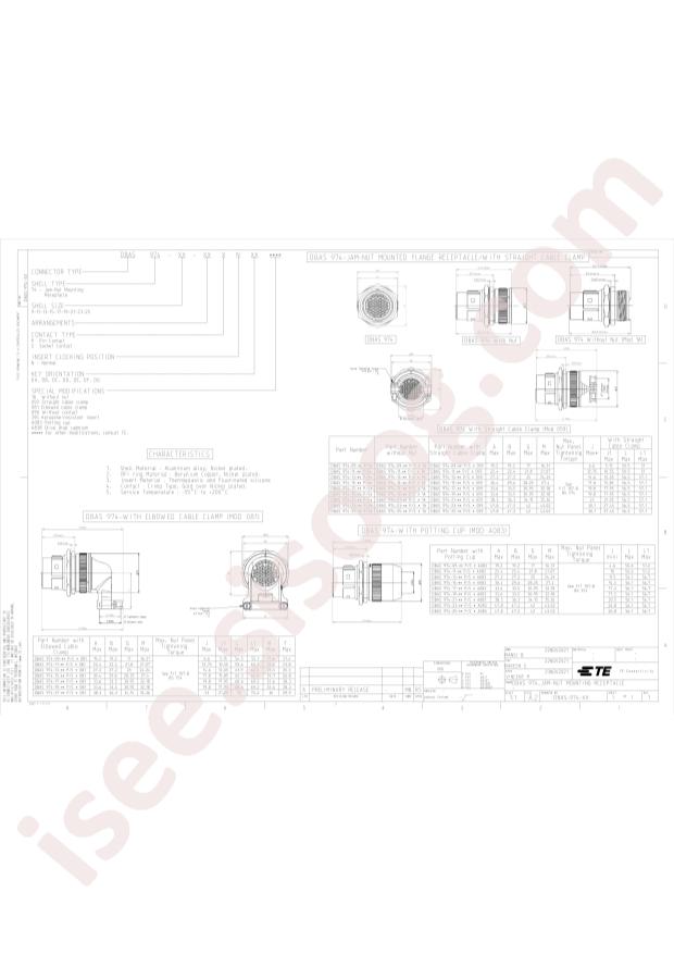 TE Connectivity DBAS 974-23-35 SN 059