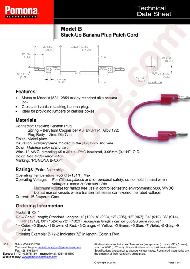 Pomona Electronics B-4-2#