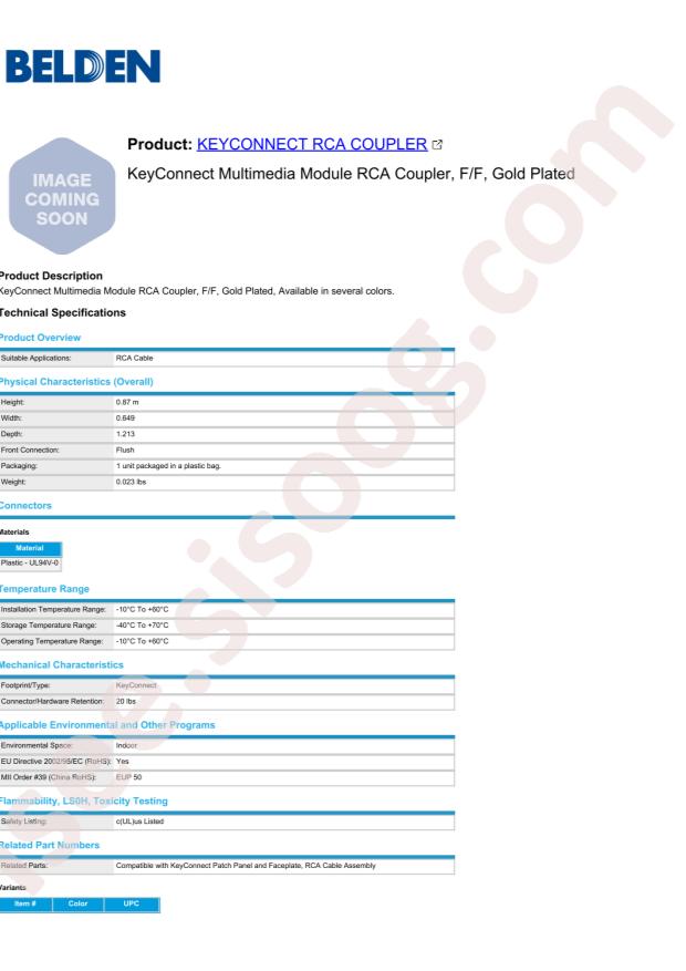 Belden AX105338-EW