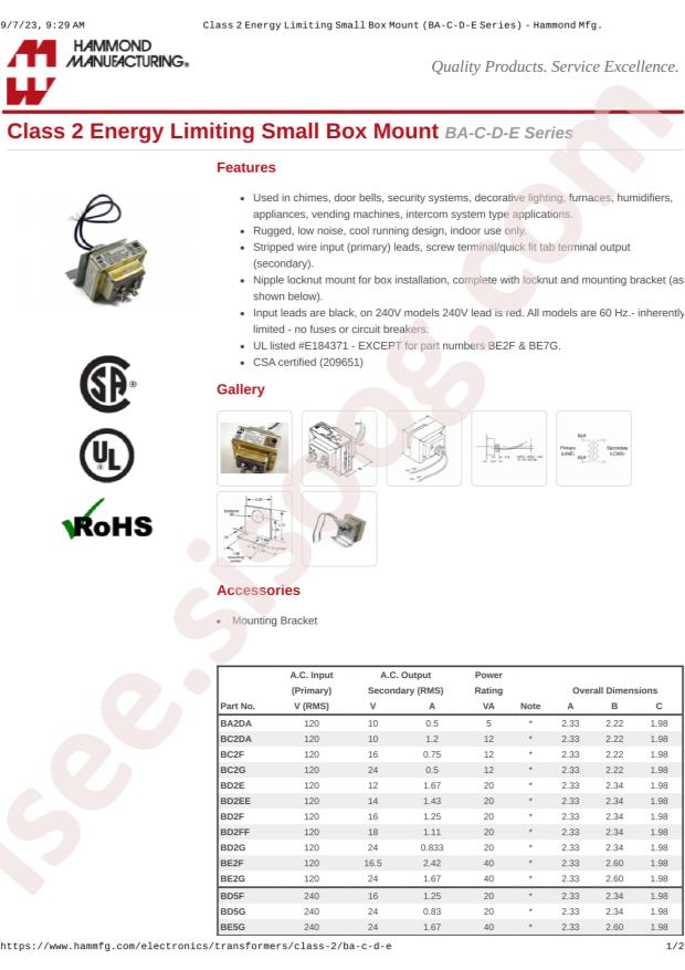 Hammond BE7G