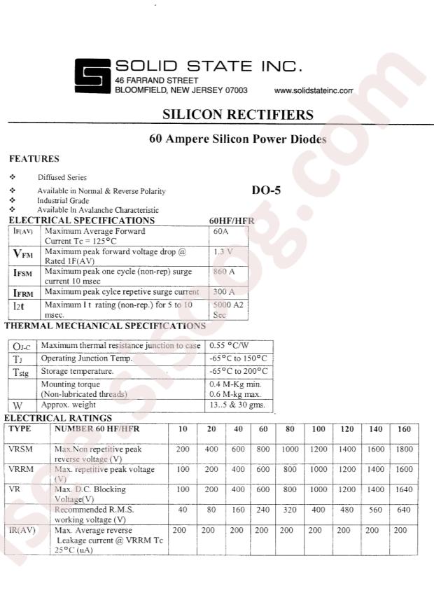 Solid State System 60HFR120