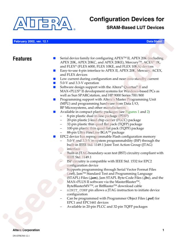 Intel/Altera EPC1064TC32
