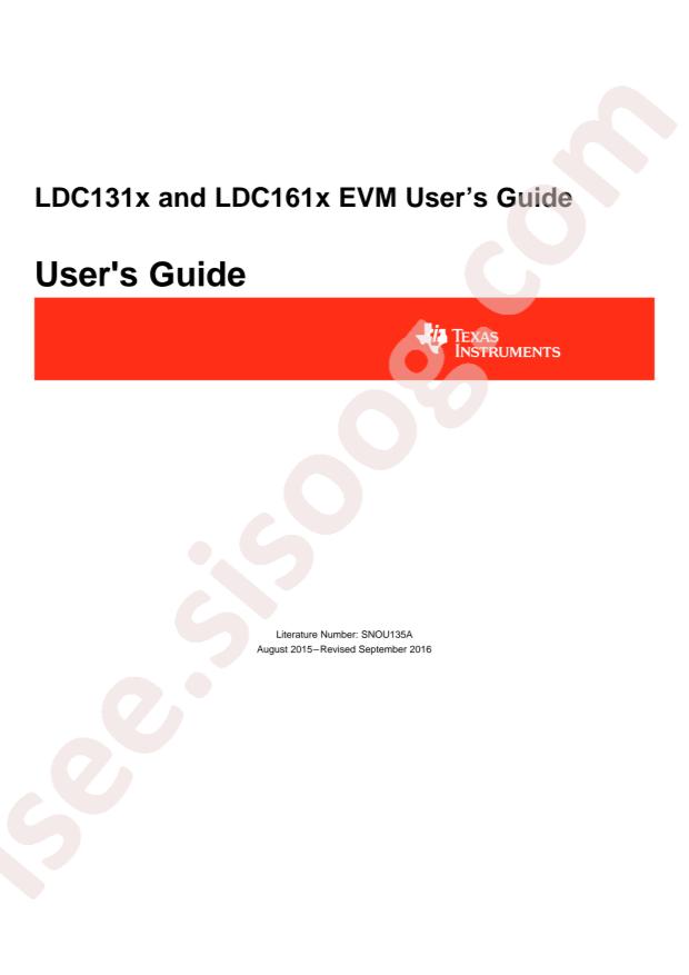 TI LDC1312EVM