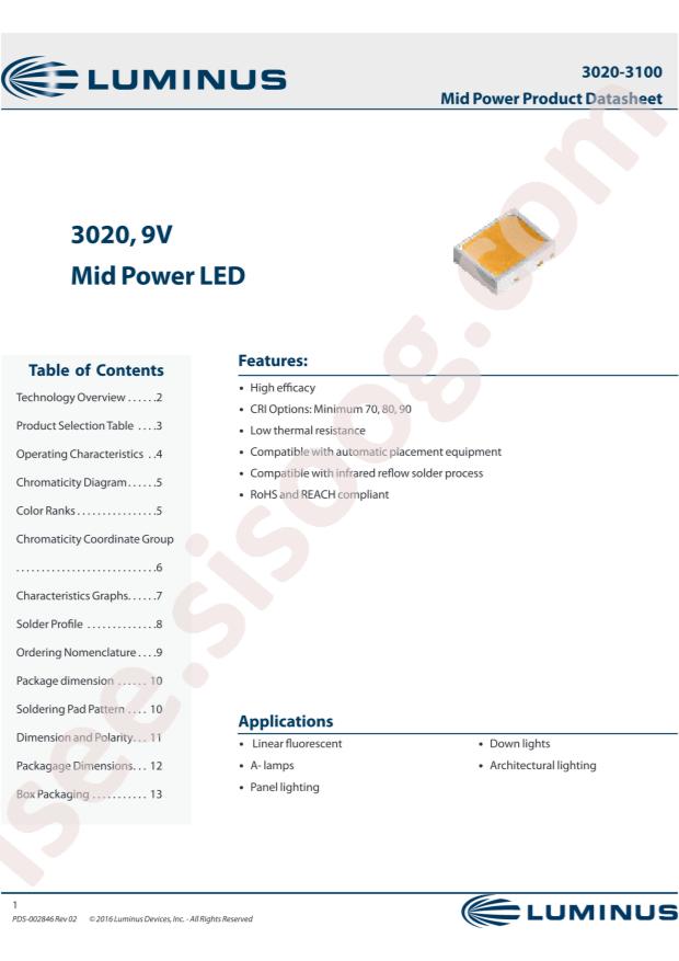 Luminus Devices MP-3020-3100-57-70