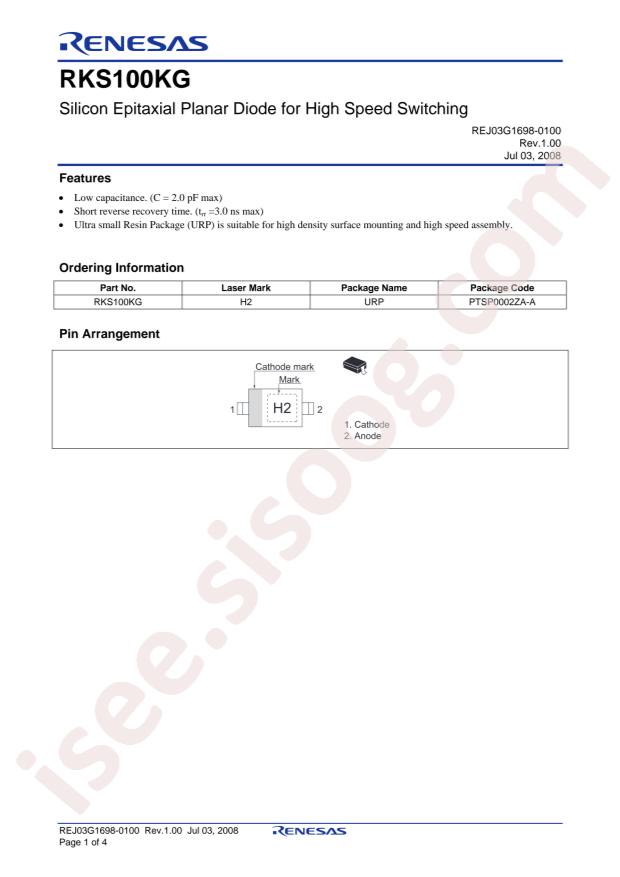 RENESAS RKS100KG#P1