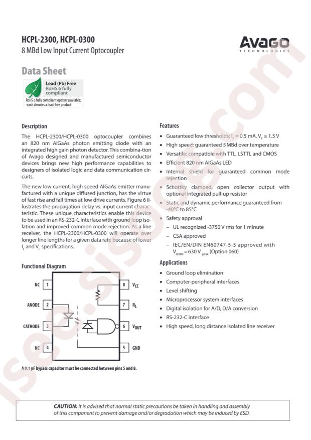 Broadcom HCPL-2300#300