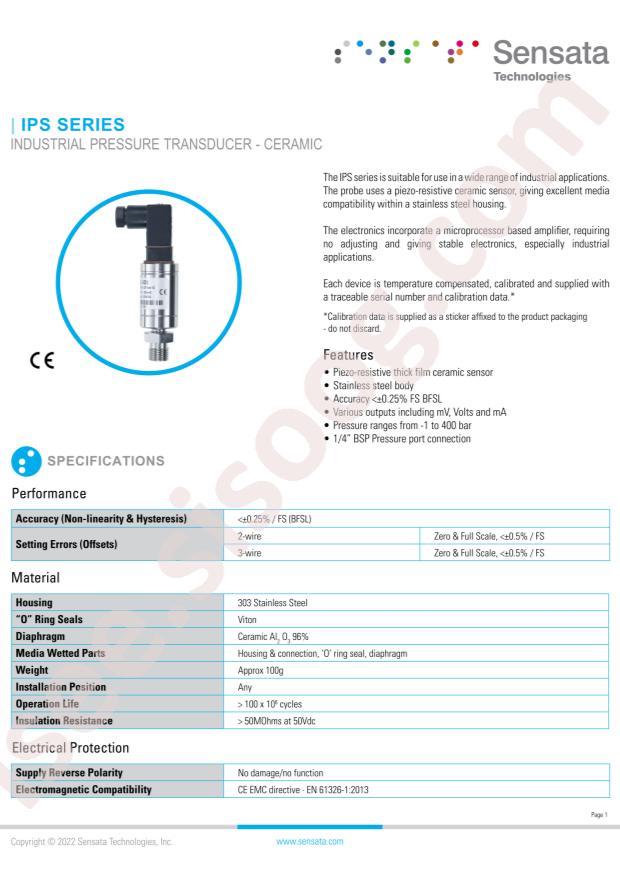 Sensata IPS-G4002-5