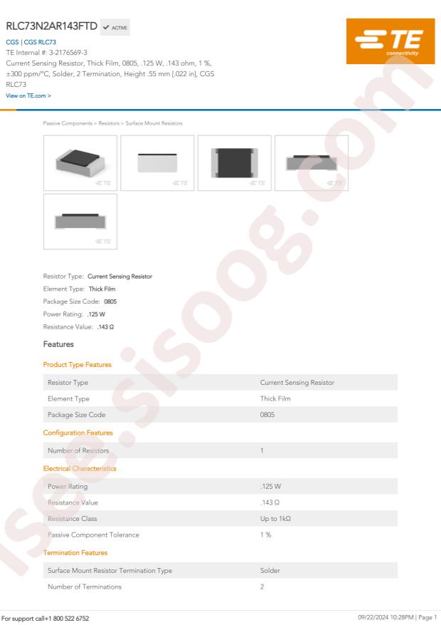 TE Connectivity RLC73M2AR075FTD