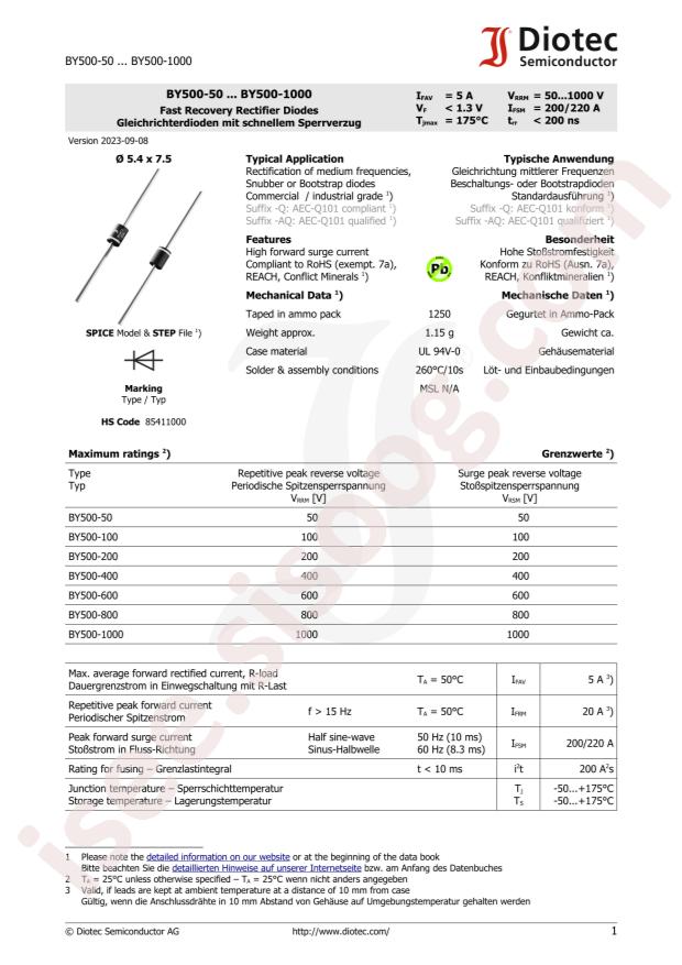 DIOTEC BY500-1000