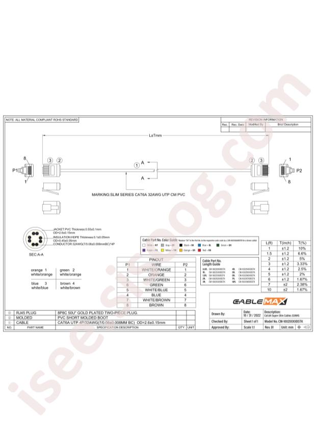 Cablemax CM-100289RDBSTK