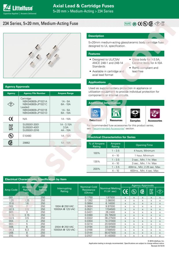 Littelfuse 0234004.MXP
