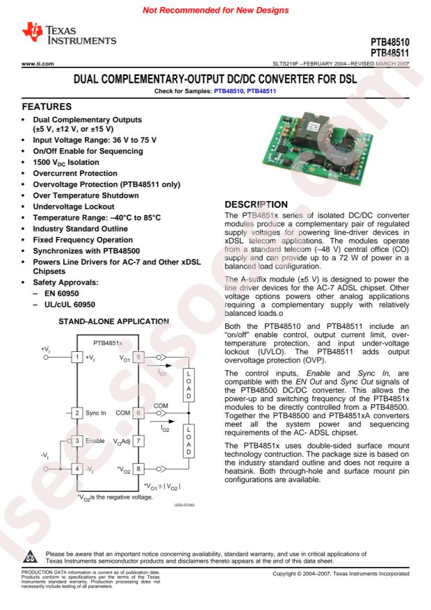 TI PTB48510AAH