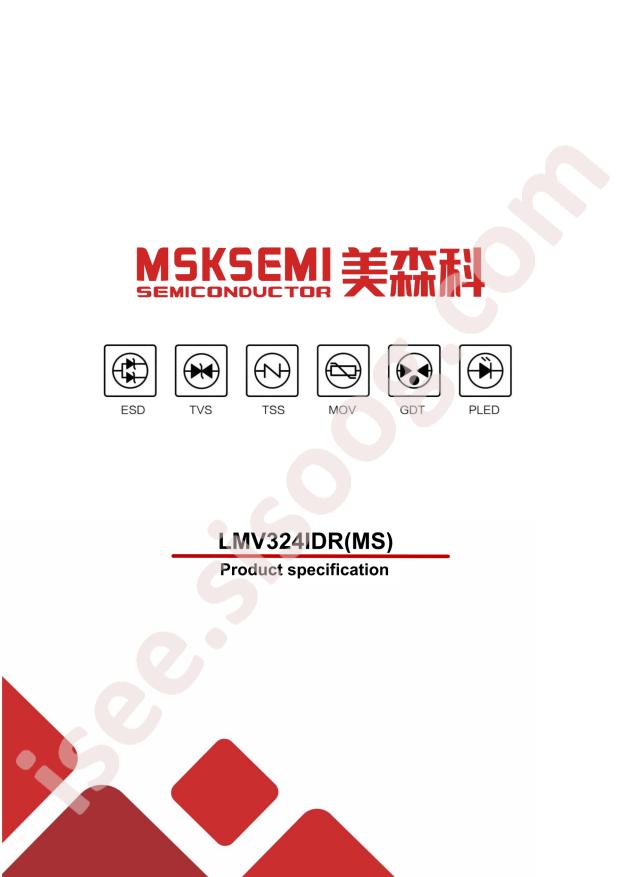 MSKSEMI LMV324IDR(MS)