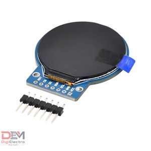 ماژول نمایشگر TFT فول کالر 1.28 اینچ با درایور GC9A01