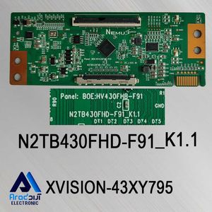 برد تیکان تلویزیون ایکس ویژن 43XY795