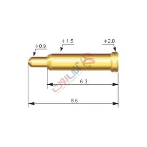 ARH8.6x2.0-SMD اتصال پاور شارژ طول 8.6 و مقطع 2 میلی‌متر