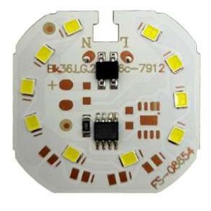 LED DOB مهتابی 220VAC 12W مربعی 40x40mm