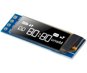 ماژول نمایشگر OLED تک رنگ 0.91 اینچ دارای ارتباط I2C