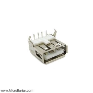 سوکت USB نوع A مادگی روبردی