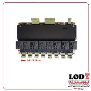 پیامکی 8 کاناله تایمردار LG8818 رله 30A
