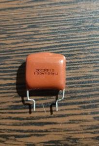 Polyester 100V 150nF - خازن پلی استر 150 نانو فاراد 100 ولت