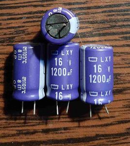 NIPPON 16V 1200uF - خازن الکترولیت، 16 ولت، 1200 میکروفاراد