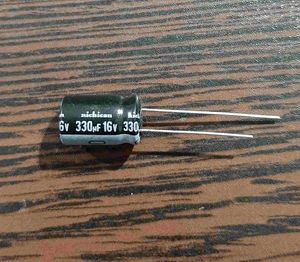 nichicon 16V 330uF - خازن 16 ولت 330 میکرو فاراد
