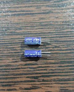 AiSHi 35V 33uF - خازن 35 ولت 33 میکرو فاراد