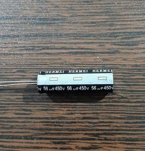 HERMEI 450V 56uF - خازن 450 ولت 56 میکرو فاراد