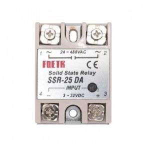 رله حالت جامد 25A تک فاز SSR-25DA