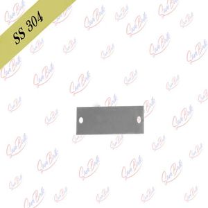 تگ تجهیز استنلس استیل 304 طول 90 میلیمتر عرض 20 میلیمتر